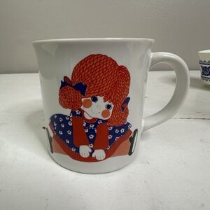 Otagiri Mug Rag Doll Girl Flower Cup Coffee Tea Japan‎ Gibson Greeting Cards